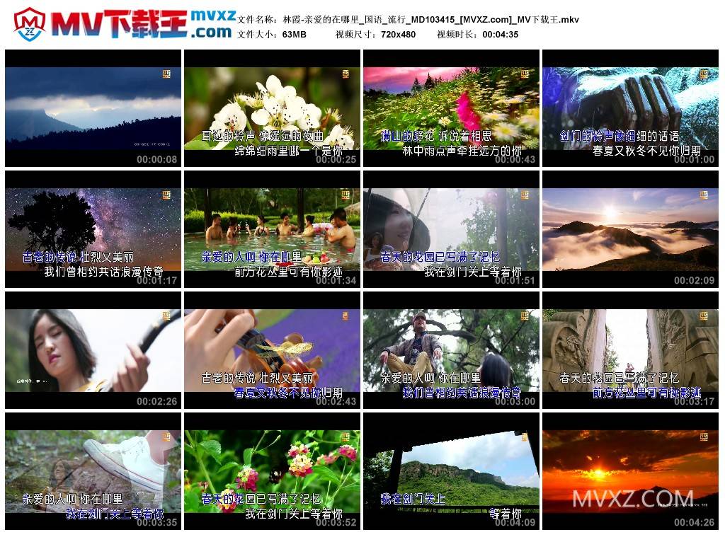 林霞-亲爱的在哪里_国语_流行_MD103415